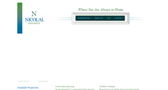 Desktop Screenshot of nicolaiapartments.com